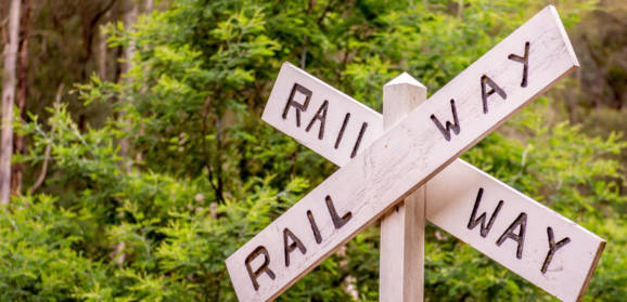 Rail Crossing SIgn