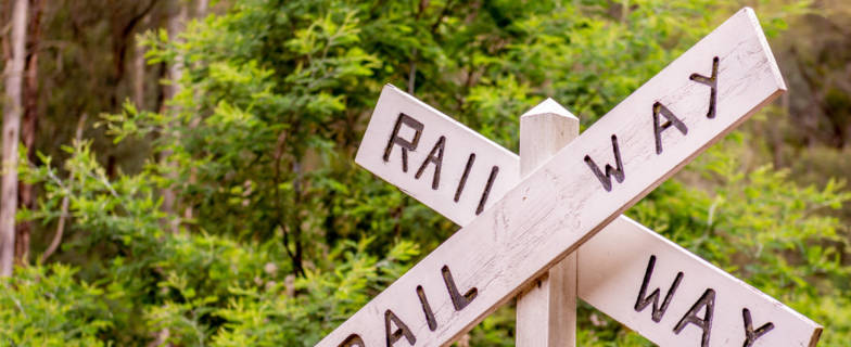 Rail Crossing SIgn