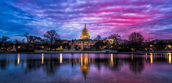 The Capitol Building at Dusk