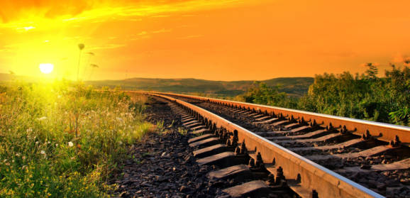 Summer Train Tracks